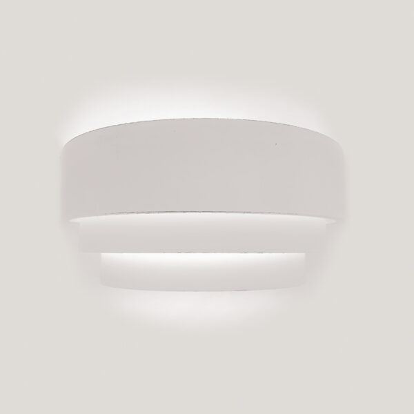 InLight Επιτοίχιο φωτιστικό λευκό από γύψο (43388)