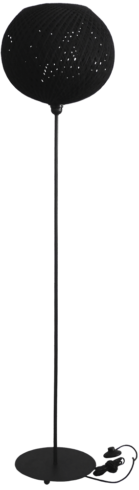 SILK-02 FLOOR LAMP BLACK Φ35 31-1163