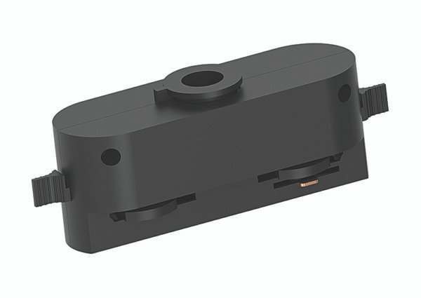 InLight Βάση μαύρη μονοφασικής ράγας για κρέμαση φωτιστικού  (TC005-BL)