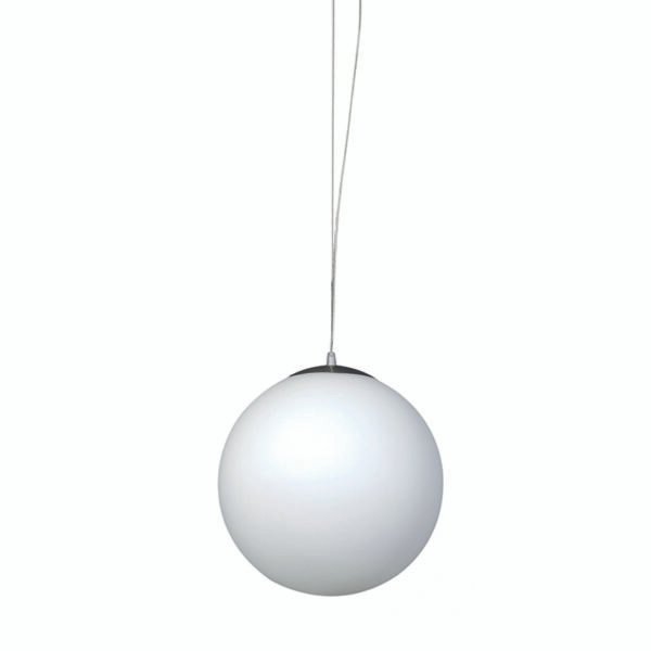 InLight Κρεμαστό φωτιστικό από λευκή οπαλίνα (4253-Β)