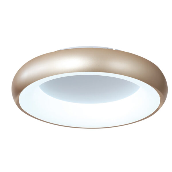 InLight Πλαφονιέρα οροφής από χρυσαφί και λευκό ακρυλικό (42021-A-Golden)