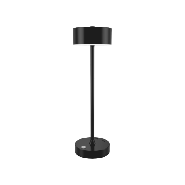 ItLighting Crater Rechargeable LED 2W 3CCT Touch Table Lamp Black (80100110)