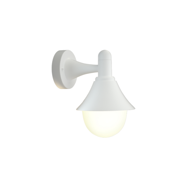 ItLighting Rabun 1xE27 Outdoor Wall Lamp White 24.5x23.5 (80202524)