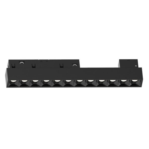 InLight Φωτιστικό LED 12W 4000K για μαγνητική ράγα σε μαύρη απόχρωση D:22cmX4