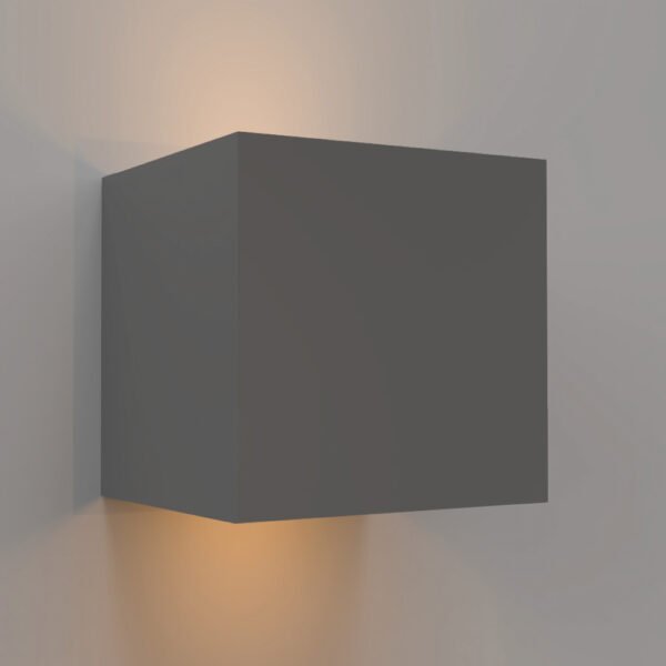 InLight Emerald LED 10W 3000K Outdoor Wall Lamp Grey D:9
