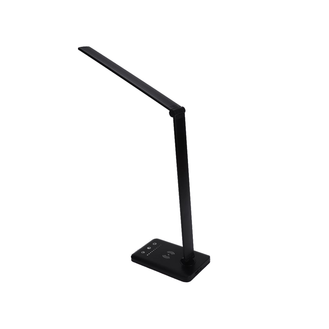 InLight Επιτραπέζιο φωτιστικό LED 7W 3CCT (by touch) σε μαύρο χρώμα D:39cm (3045-BL)