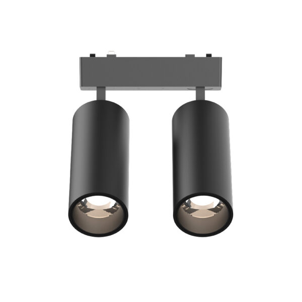InLight Φωτιστικό LED 2x9W 3CCT για Ultra-Thin μαγνητική ράγα σε μαύρη απόχρωση D:16cmX4