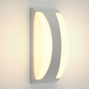 InLight Wildwood - E27 Outdoor Wall Lamp in Grey Color (80203634)