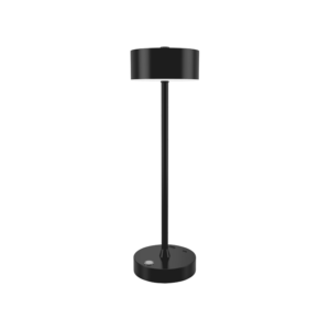 it-Lighting Crater Rechargeable LED 2W 3CCT Touch Table Lamp Black D:38cmx11cm (80100110)